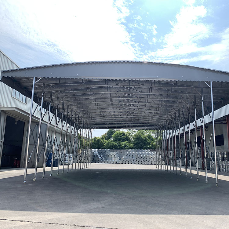 江门电动/移动推拉棚