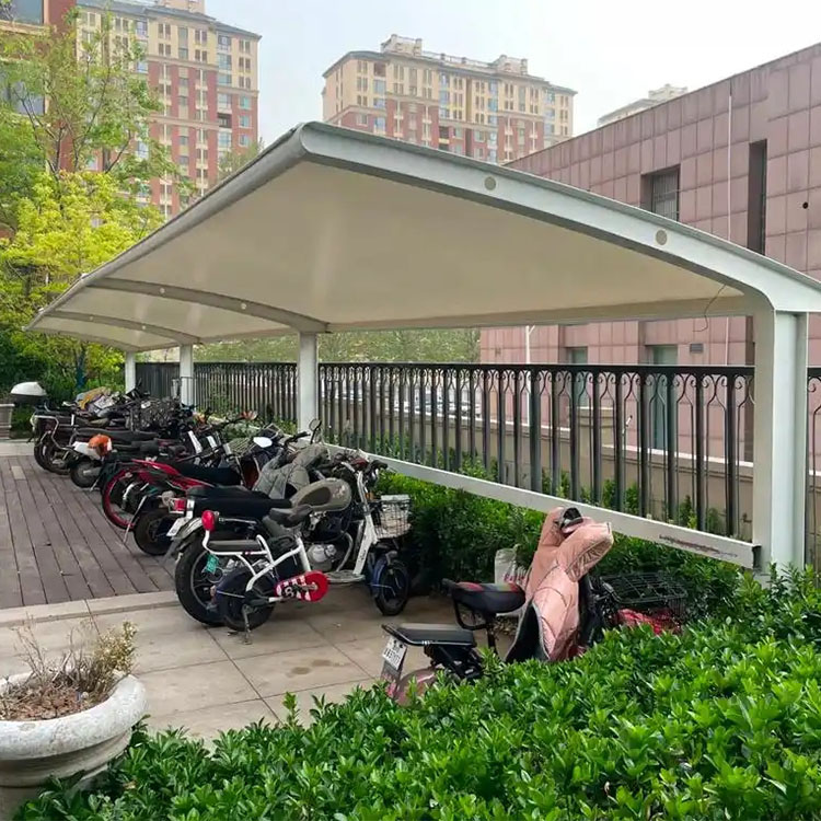 江门膜结构电动车棚